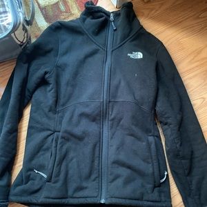 Black north face jacket sized small
